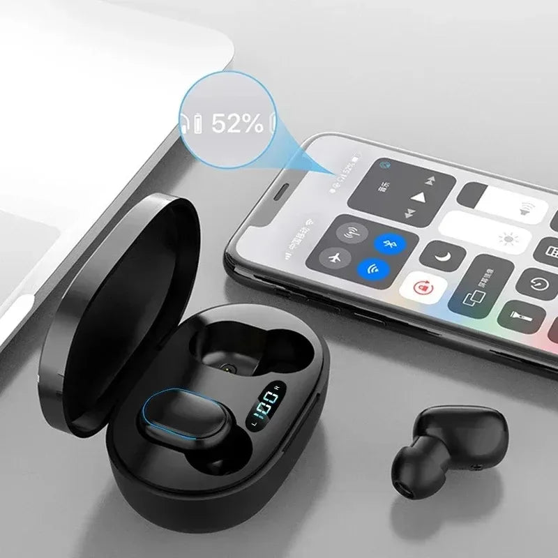 Original E7S Wireless Bluetooth Headset with Mic LED Display Earbuds for iPhone Xiaomi TWS Earphone Bluetooth Headphones Earbuds