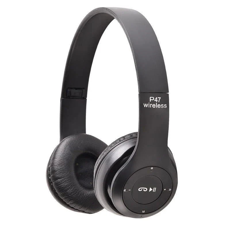 P47 Wireless bluetooth headphone With Mic Noise Cancelling Headsets Stereo Sound Earphones Sports Gaming Headphones Supports PC